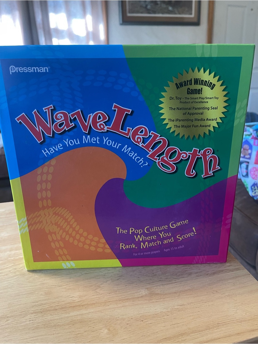 Wavelength Board Game Have You Met Match Pressman 2010 Pop Culture